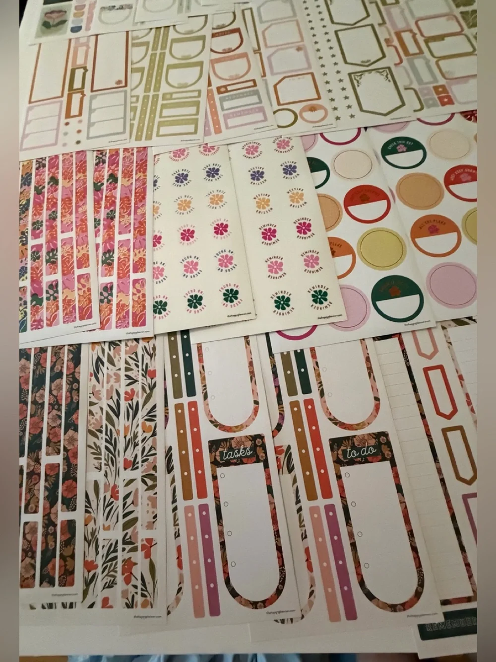 HUGE THE HAPPY PLANNER LOT OF STICKERS
